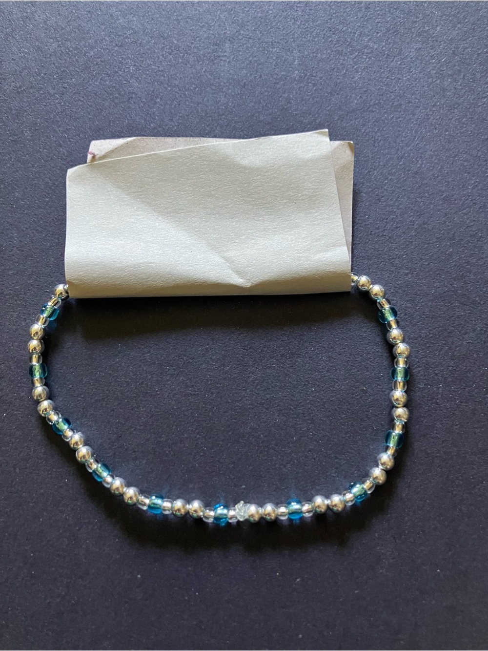 #9 handmade Swarovski anklet